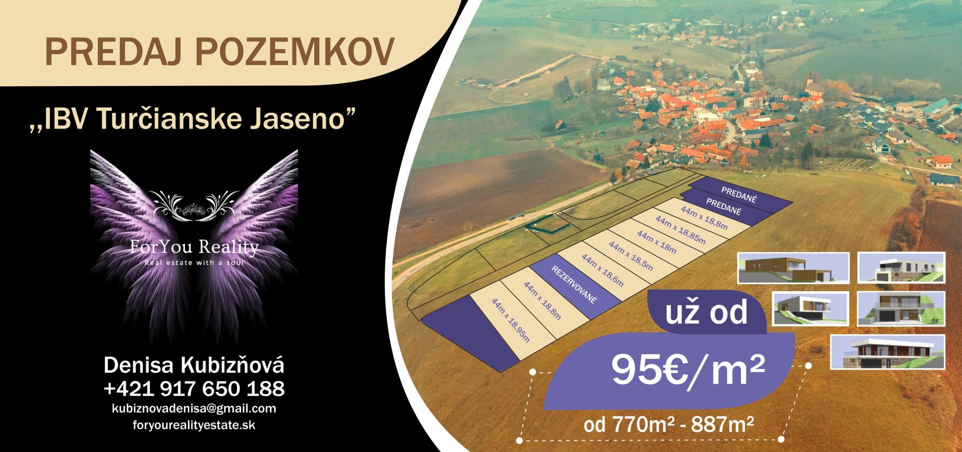 Pozemky na predaj ,,IBV Turčianske Jaseno,,